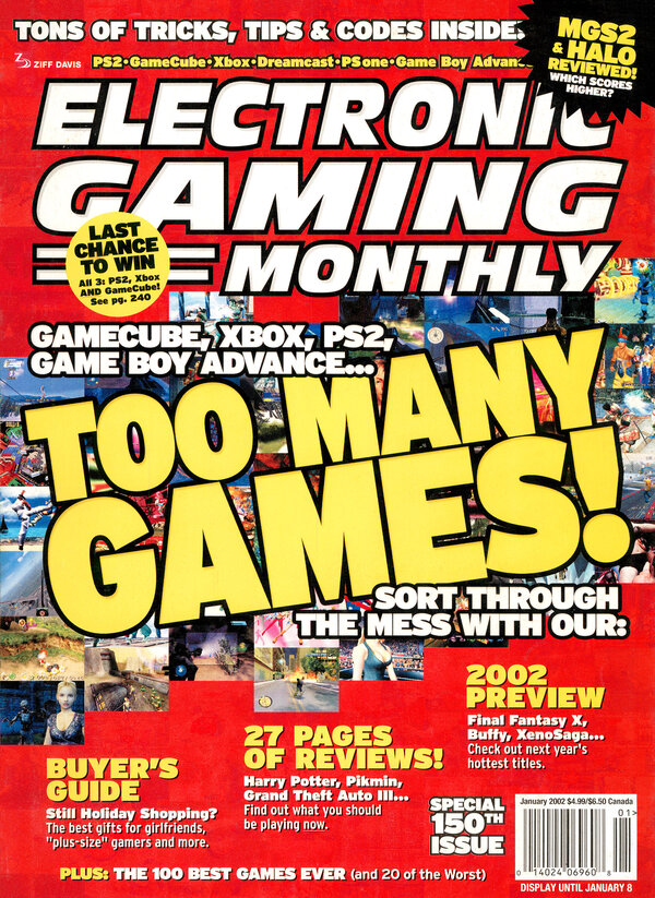Electronic Gaming Monthly Issue 150 (January 2002) cover